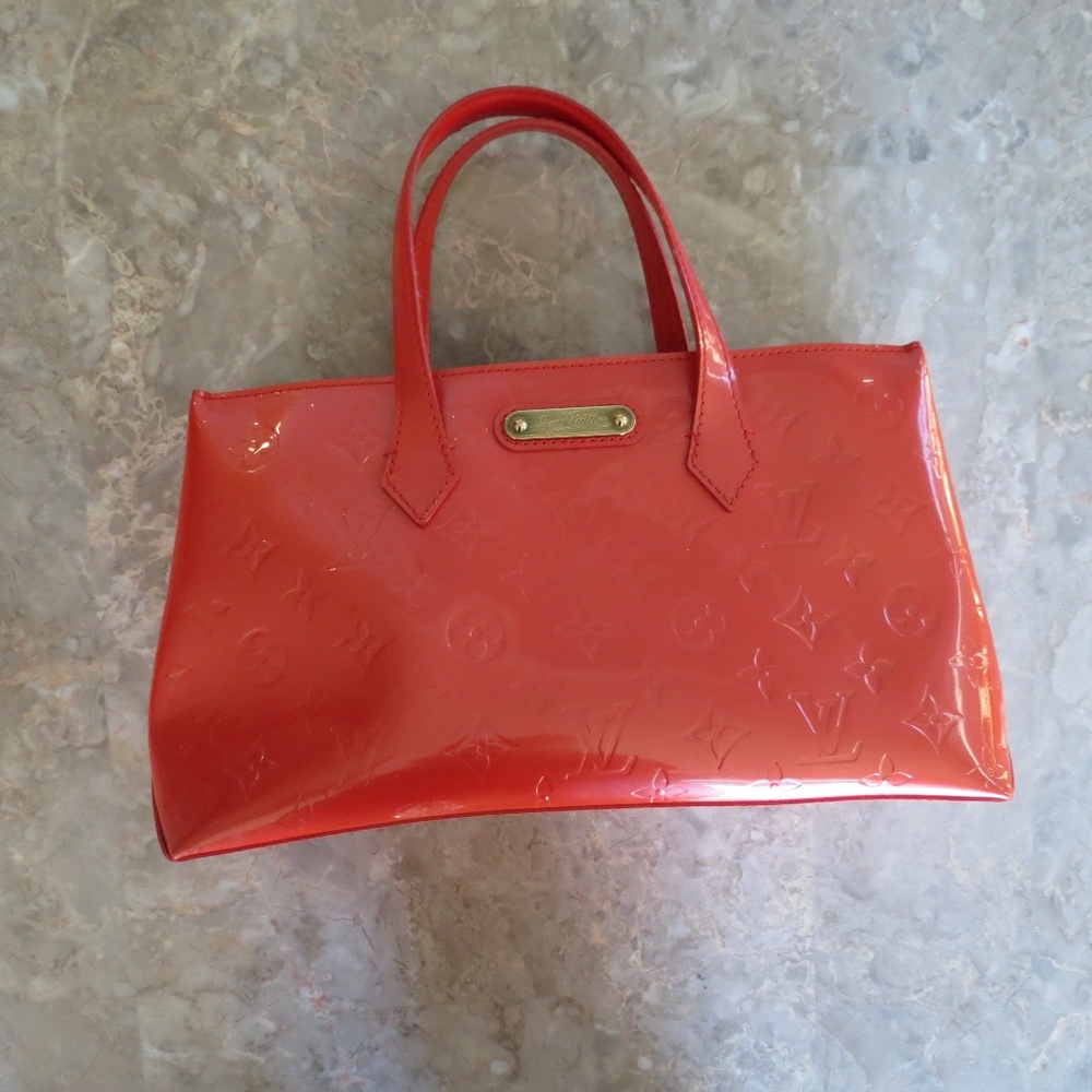 Louis Vuitton VINTAGE orange handbag
